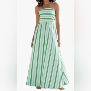 Strapless stripe maxi size medium worn once new condition